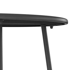 Beistelltisch Metall BELVRA rund 45 x 46 cm anthrazit