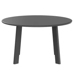Beistelltisch Metall BERVIN rund 70 x 40 cm anthrazit