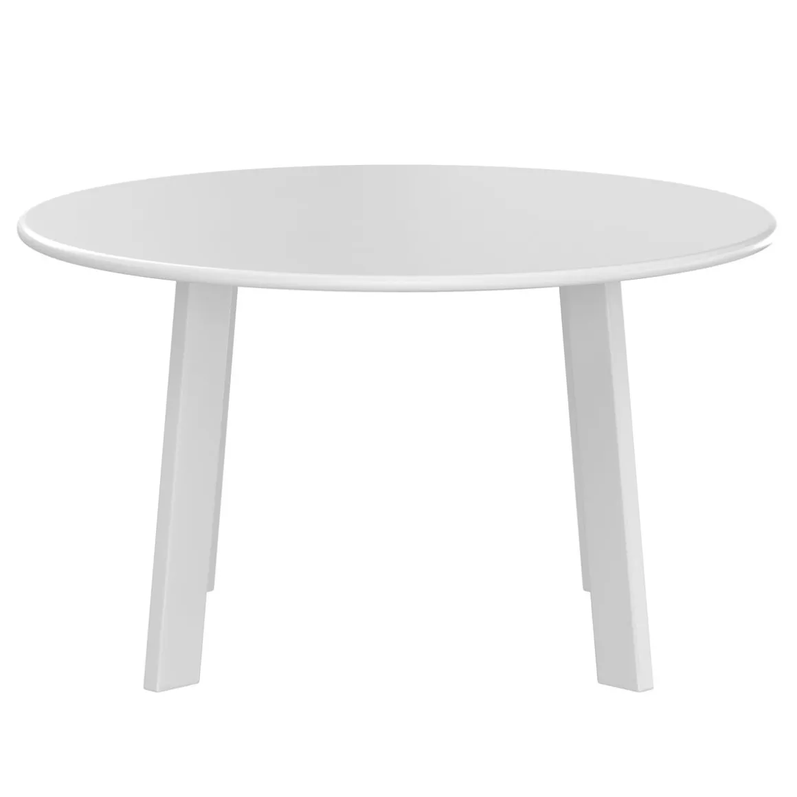 Beistelltisch Metall BERVIN rund 70 x 40 cm weiss
