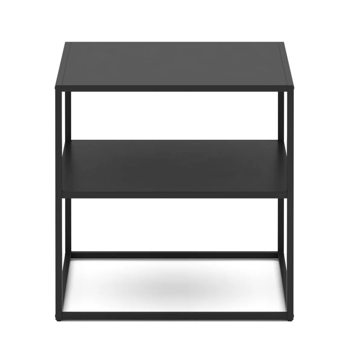 Beistelltisch Metall NITE 50 x 50 x 50 cm schwarz