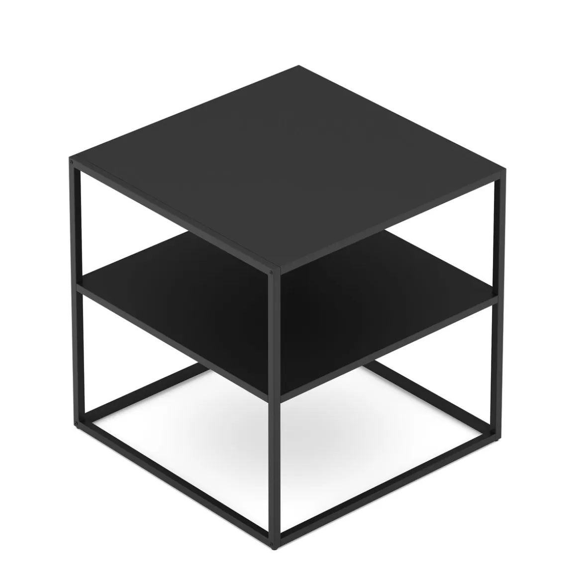 Beistelltisch Metall NITE 50 x 50 x 50 cm schwarz
