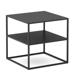 Beistelltisch Metall NITE 50 x 50 x 50 cm schwarz