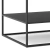 Beistelltisch Metall NITE 90 x 60 x 45 cm schwarz