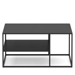 Beistelltisch Metall NITE 90 x 60 x 45 cm schwarz
