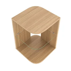 Beistelltisch MORTEN 40 x 40 x 56 cm braun