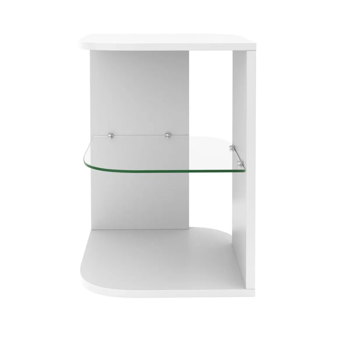 Beistelltisch MORTEN 40 x 40 x 56 cm weiss