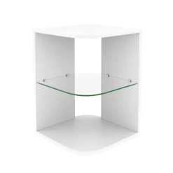 Beistelltisch MORTEN 40 x 40 x 56 cm weiss