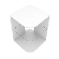 Beistelltisch MORTEN 40 x 40 x 56 cm weiss
