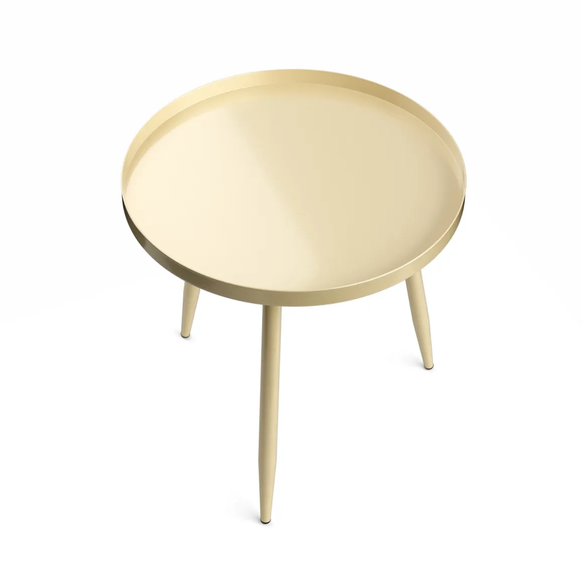 Beistelltisch RACHEL rund 43 x 46 cm gold
