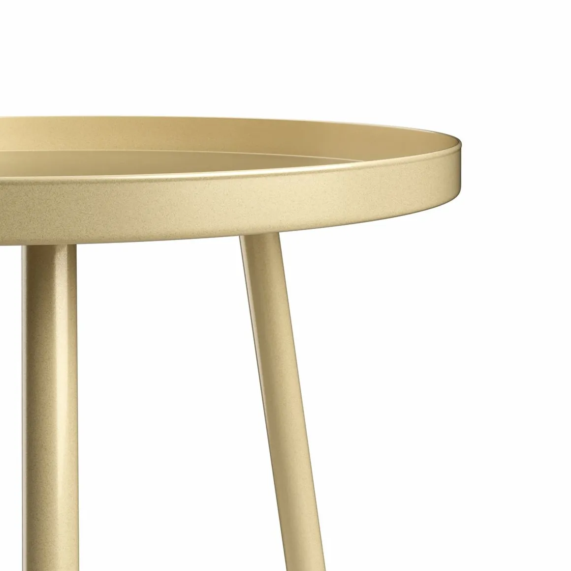 Beistelltisch RACHEL rund 43 x 46 cm gold