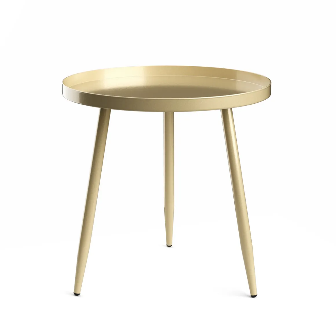 Beistelltisch RACHEL rund 43 x 46 cm gold