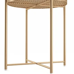 Beistelltisch RIMMA rund 43 x 47 cm gold