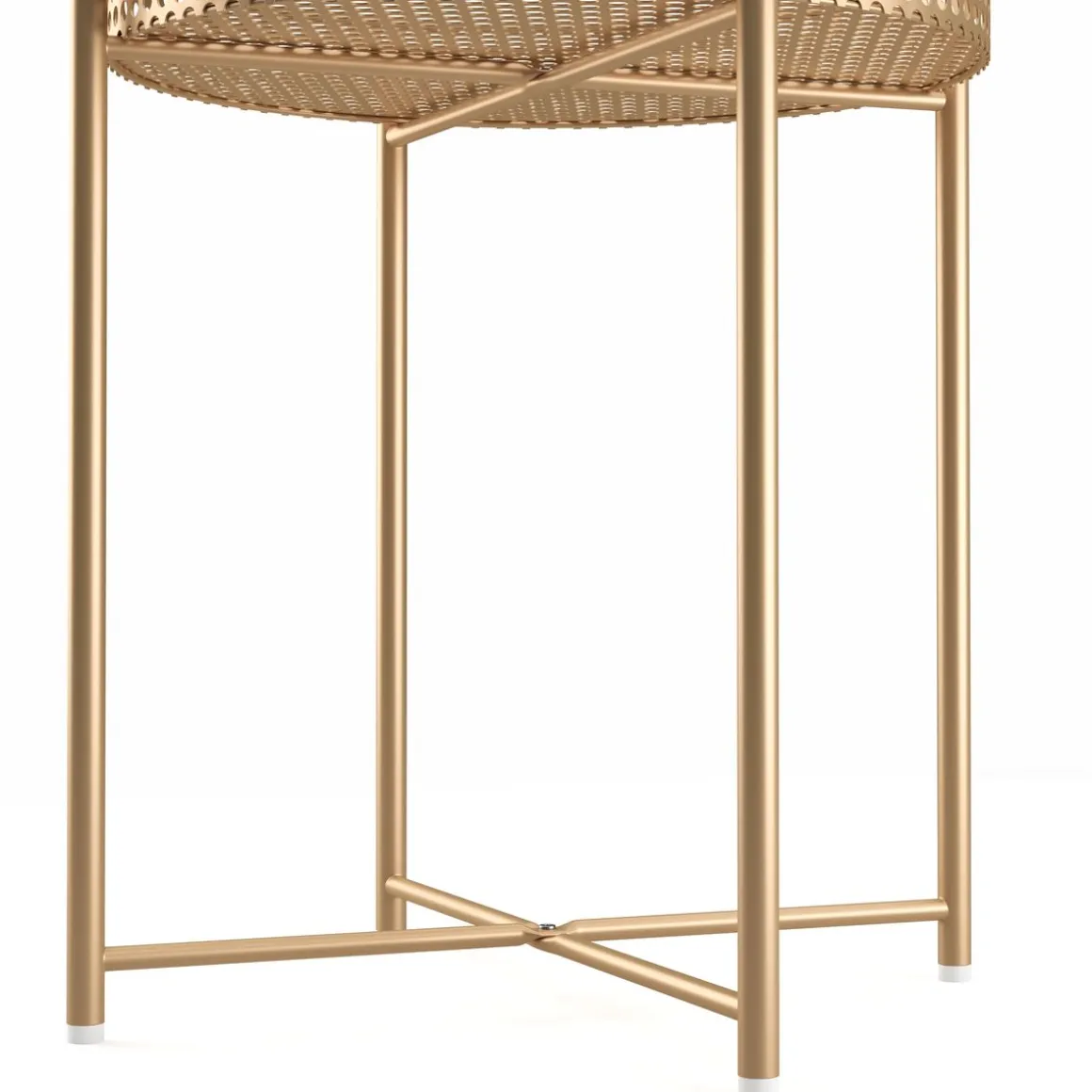 Beistelltisch RIMMA rund 43 x 47 cm gold