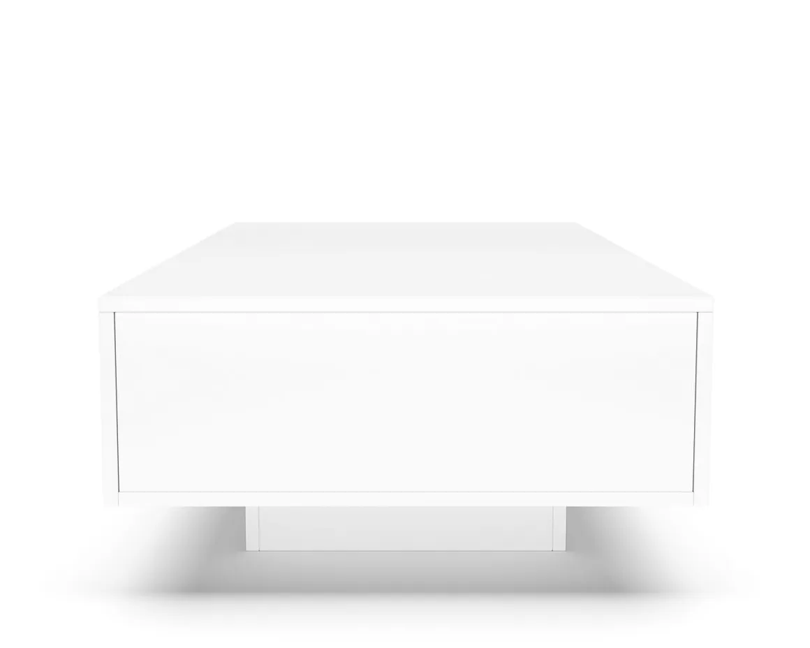 Beistelltisch TALA mit Schubladen 88 x 60 x 31 cm weiss