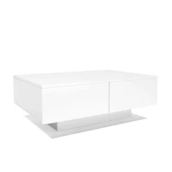 Beistelltisch TALA mit Schubladen 88 x 60 x 31 cm weiss