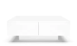 Beistelltisch TALA mit Schubladen 88 x 60 x 31 cm weiss