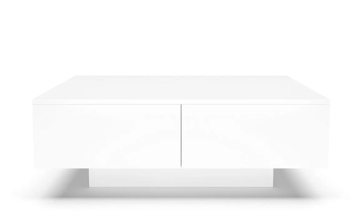 Beistelltisch TALA mit Schubladen 88 x 60 x 31 cm weiss
