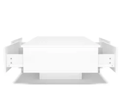 Beistelltisch TALA mit Schubladen 88 x 60 x 31 cm weiss