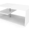 Beistelltisch TALA 91 x 51 x 41 cm weiss
