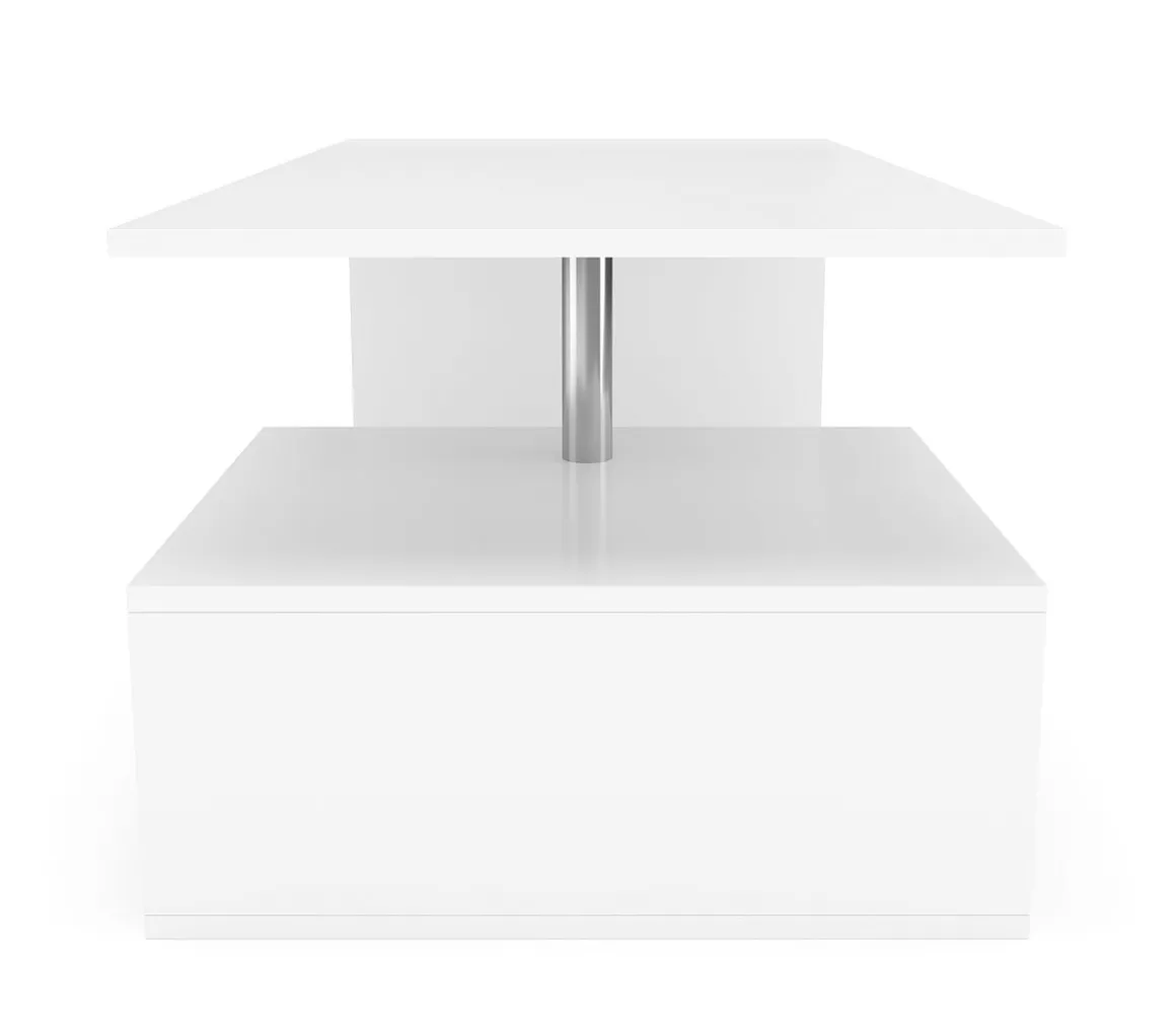 Beistelltisch TALA 91 x 51 x 41 cm weiss