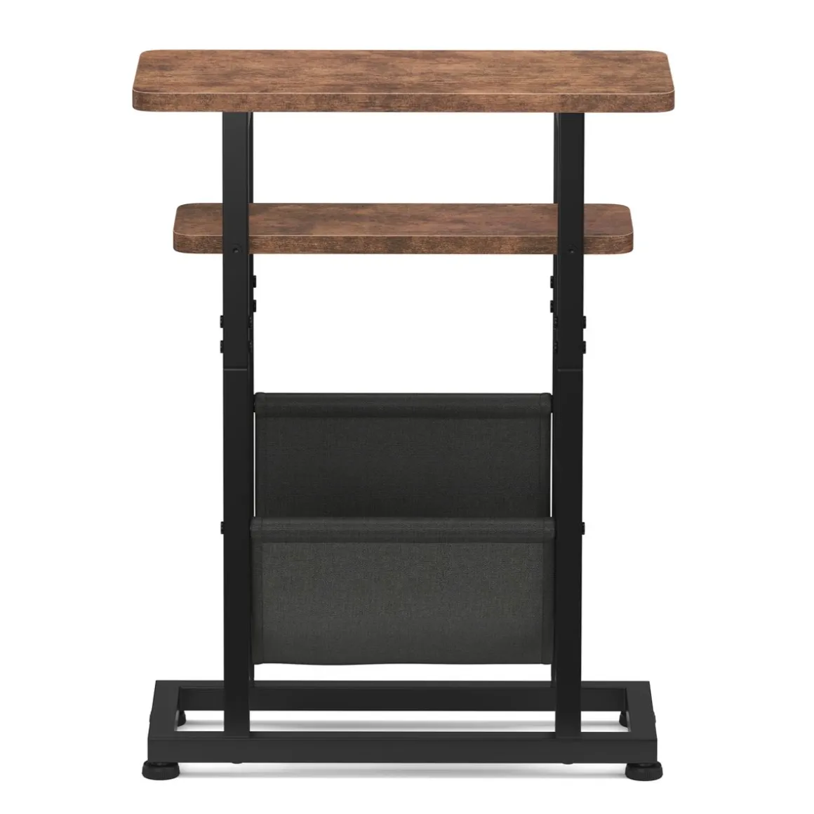 Beistelltisch Vintage BONITA mit Zeitungsablage 42 x 18 x 55 cm