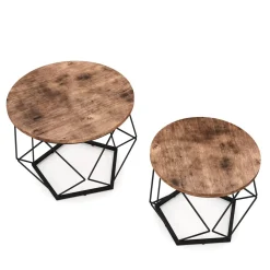 Beistelltisch Vintage BONITA rund 2-teilig
