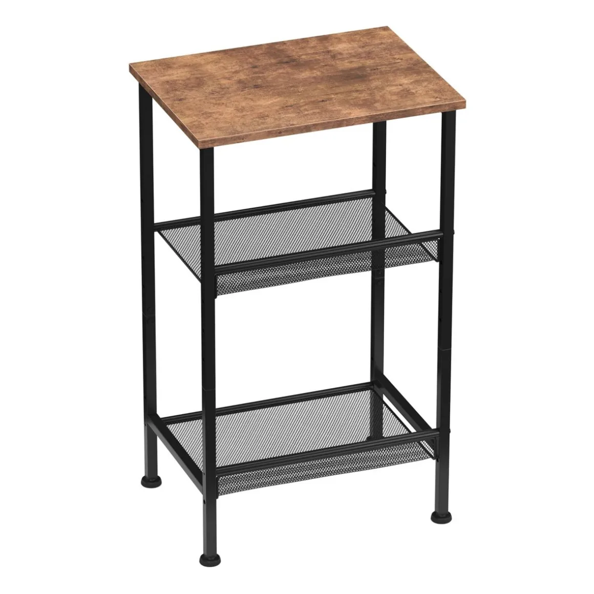Beistelltisch Vintage BONITA mit 3 Ablagen 38 x 28 x 74 cm