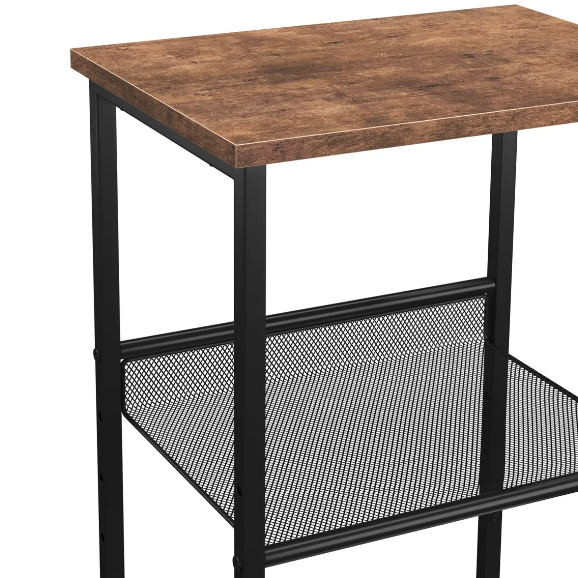 Beistelltisch Vintage BONITA mit 3 Ablagen 38 x 28 x 74 cm