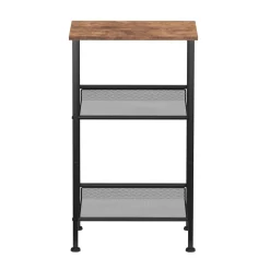Beistelltisch Vintage BONITA mit 3 Ablagen 38 x 28 x 74 cm