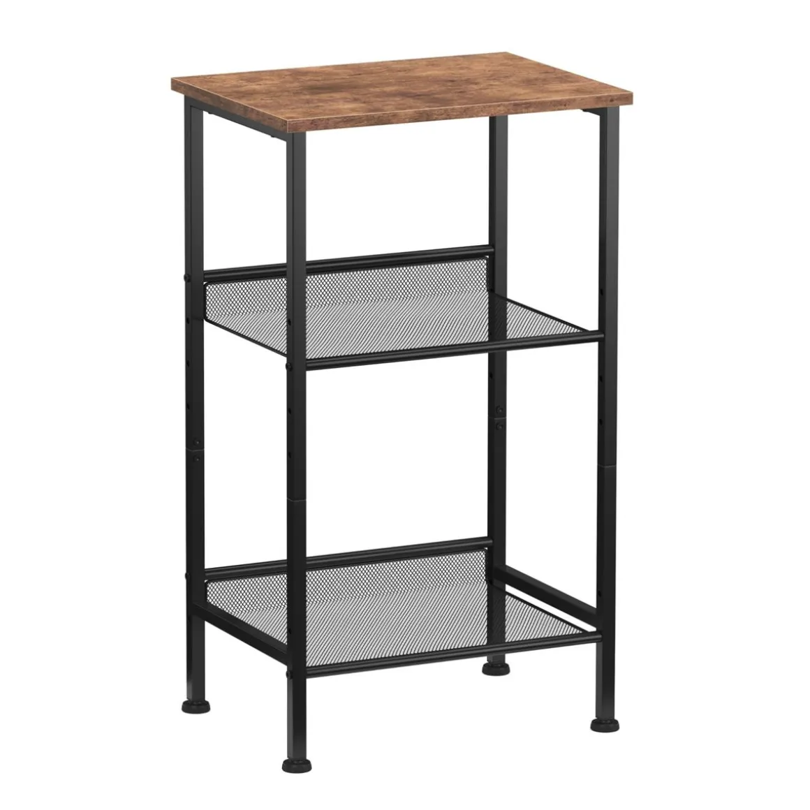 Beistelltisch Vintage BONITA mit 3 Ablagen 38 x 28 x 74 cm