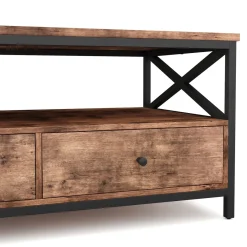 Beistelltisch Vintage BONITA mit Schubladen 100 x 55 x 45 cm