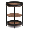 Beistelltisch Vintage BONITA rund 38 x 61 cm