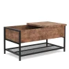 Beistelltisch Vintage BONITA mit Stauraum 100 x 47 x 55 cm