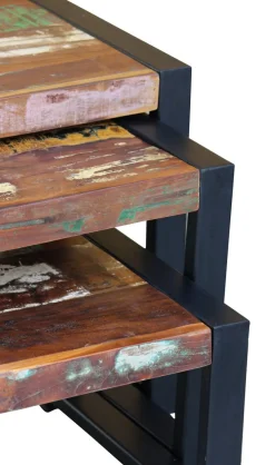 Beistelltisch Vintage MASON 3-teilig