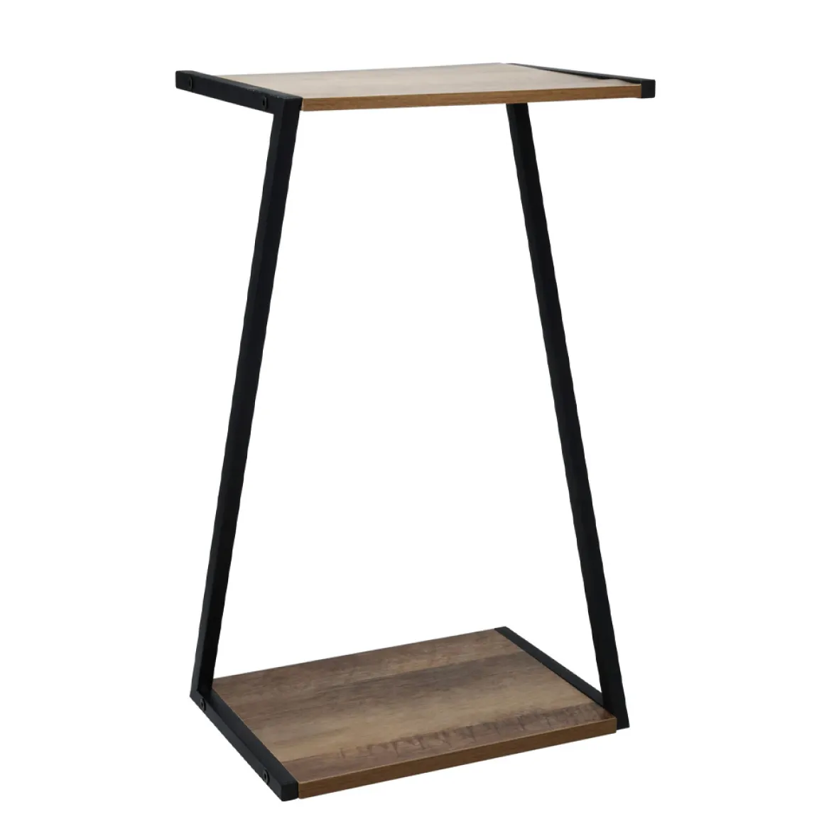 Beistelltisch 29 x 20 x 50 cm schwarz/braun