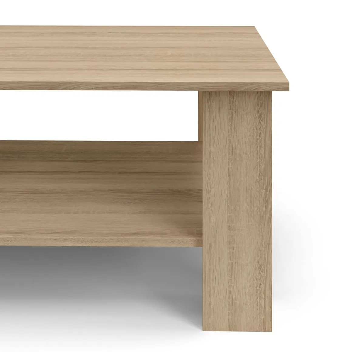 Beistelltisch ZUMMER 100 x 60 x 42 cm hellbraun