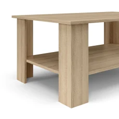 Beistelltisch ZUMMER 100 x 60 x 42 cm hellbraun
