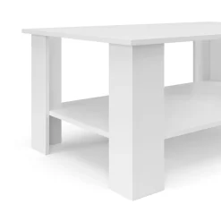 Beistelltisch ZUMMER 100 x 60 x 42 cm weiss