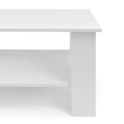 Beistelltisch ZUMMER 100 x 60 x 42 cm weiss