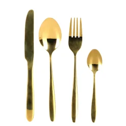 Besteck Set 24-teilig gold