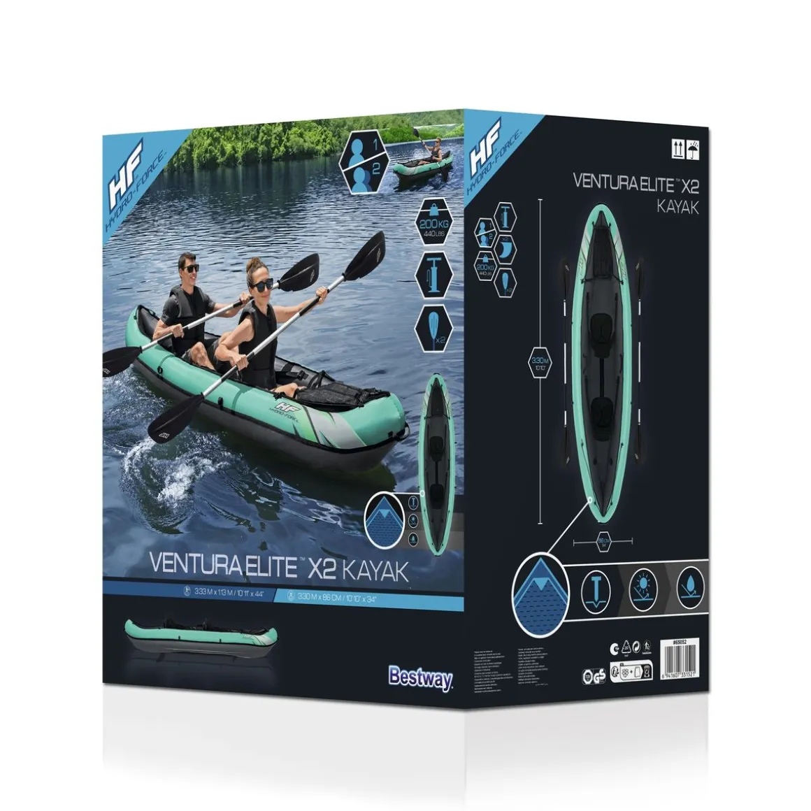 Bestway Doppel-Kajak VENTURA ELITE X2 330 cm