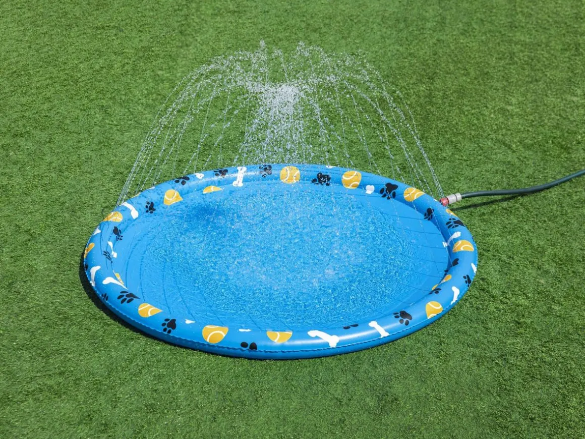 Bestway Hundespielzeug Sprinklermatte Fetchin' Fun 147 cm