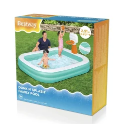 Bestway Kinderpool Dunk'n Splash 251 x 168 x 102 cm