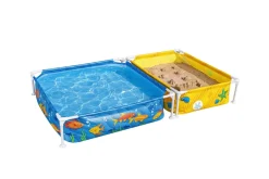 Bestway Kinderpool mit Sandkasten 213 x 122 x 30 cm