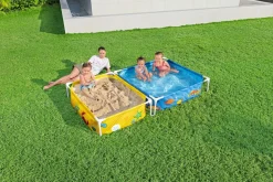 Bestway Kinderpool mit Sandkasten 213 x 122 x 30 cm