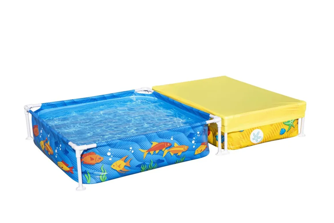 Bestway Kinderpool mit Sandkasten 213 x 122 x 30 cm