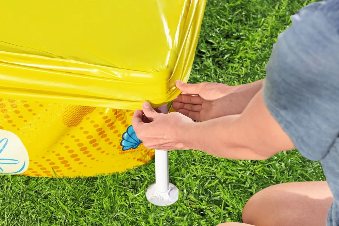 Bestway Kinderpool mit Sandkasten 213 x 122 x 30 cm