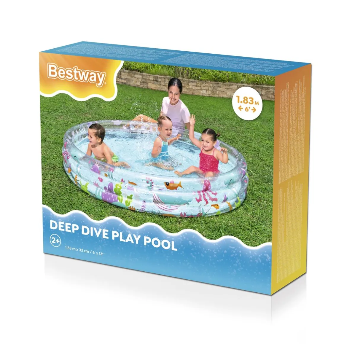 Bestway Planschbecken Deep Dive 183 x 33 cm