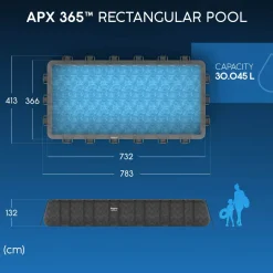 Bestway Pool Komplett-Set APX365 732 x 366 x 132 cm