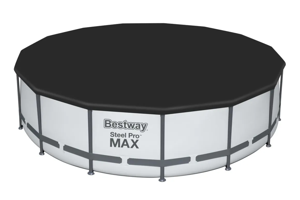 Bestway Pool Komplett-Set hellgrau 457 x 107 cm